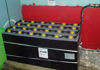 Typical battery pack