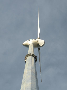 Small and medium sized turbines rely on good wind speed